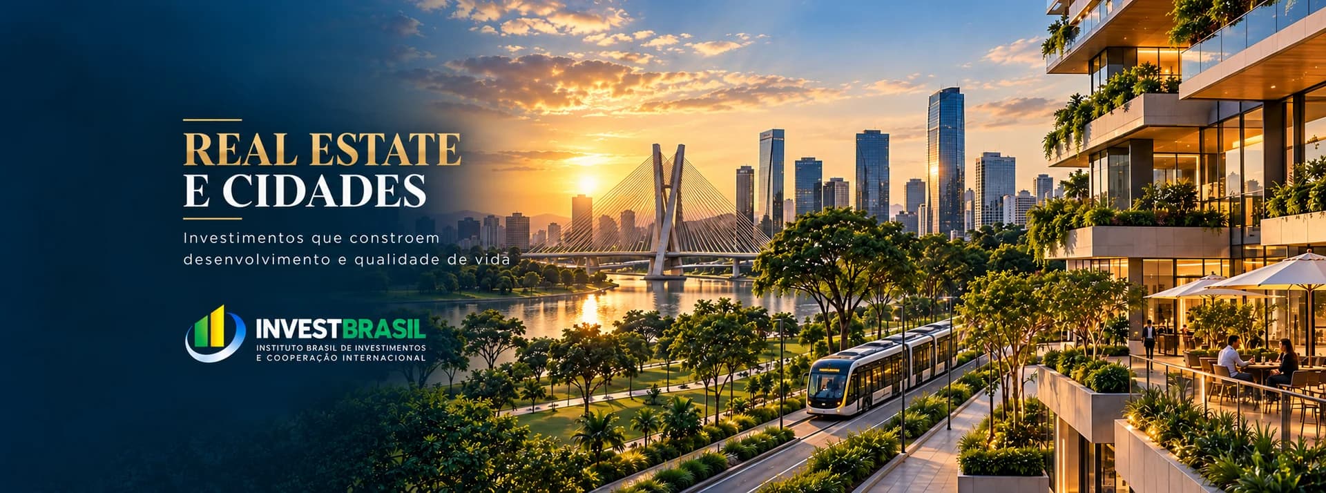 Praia tropical ao pôr do sol, com mar turquesa e areia clara